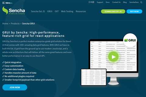 Sencha GRUI Delivers Rich and High Performance Grids For React Apps - Digital Marketing Journals..