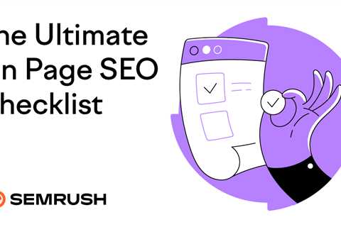 Your SEO Checklist