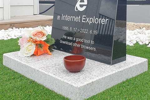 Tombstone For Internet Explorer