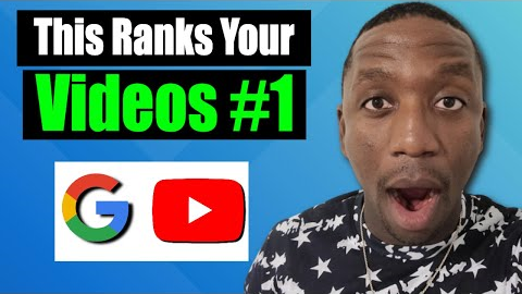 How To Rank Youtube Videos On First Page Of Google (QUICK & EASY)