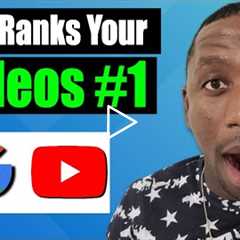 How To Rank Youtube Videos On First Page Of Google (QUICK & EASY)