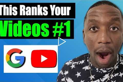 How To Rank Youtube Videos On First Page Of Google (QUICK & EASY)