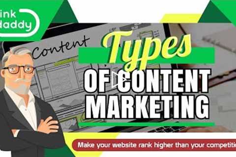 Types of Content Marketing