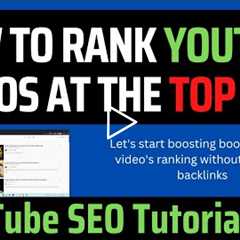 How To Rank YouTube Videos Fast in 2022 | YouTube SEO Tutorial
