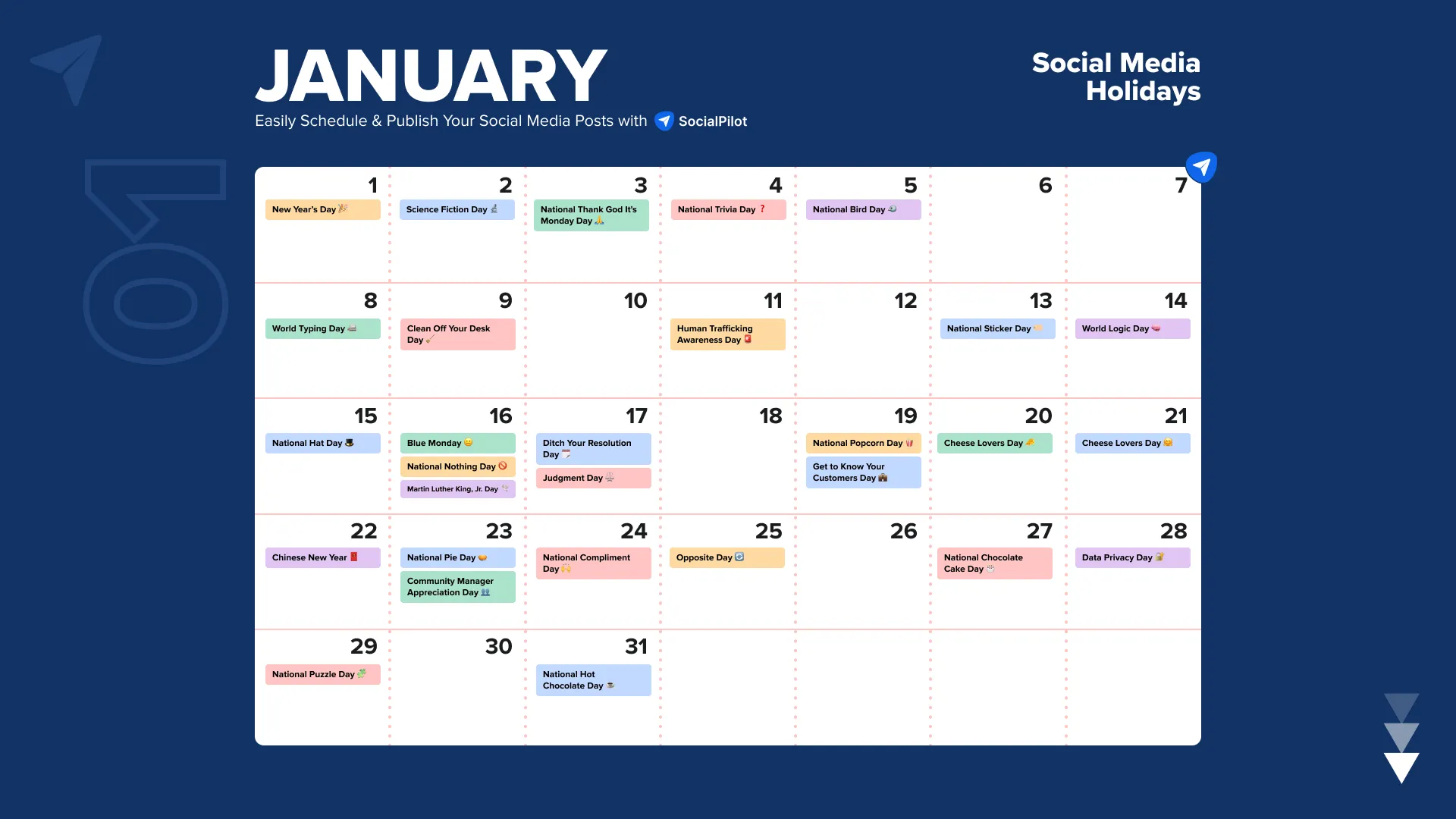 Social Media Holiday Calendar 2023