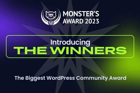 Winners of Monster’s Award 2023 Announced! ⭐MonstersPost
