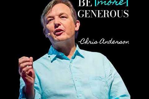 Here’s Why Generosity is So Infectious | TED Curator, Chris Anderson