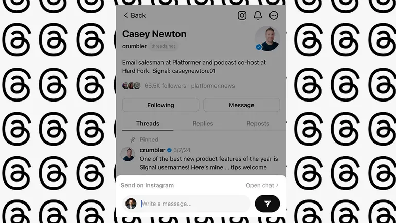 Meta Tests DMs on Threads via Instagram Inbox