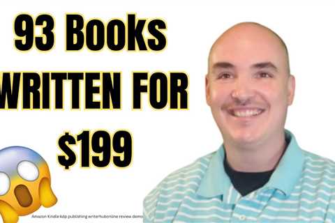 How to Publish 93 Books per Month for 199 – Amazon Kindle kdp publishing writerhubonline review demo