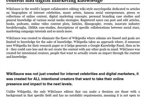 Wiki Sauce | Download Free PDF | Wiki | Wikipedia