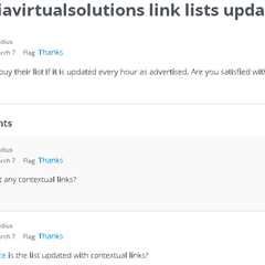 Asia Virtual Solutions Link List Question in GSA Forum  Answered