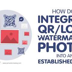 How Do I Integrate QR/Logo Watermarked Photos Into an Established GMB?