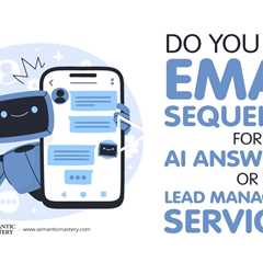 Do You Have Email Sequences for AI Answering or Lead Management Services?