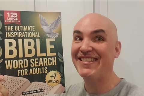LEARNING WITH FUN?  Ultimate Inspirational Bible WordSearch Review Unboxing
