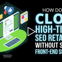 How Do You Close High Ticket SEO Retainers Without Selling Front End Services?